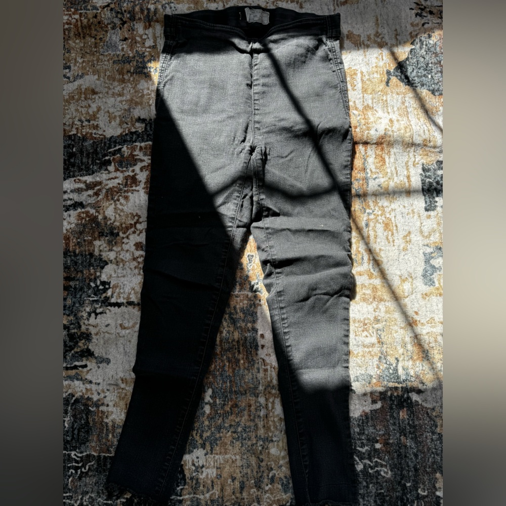 Free People Washed Black jeggins